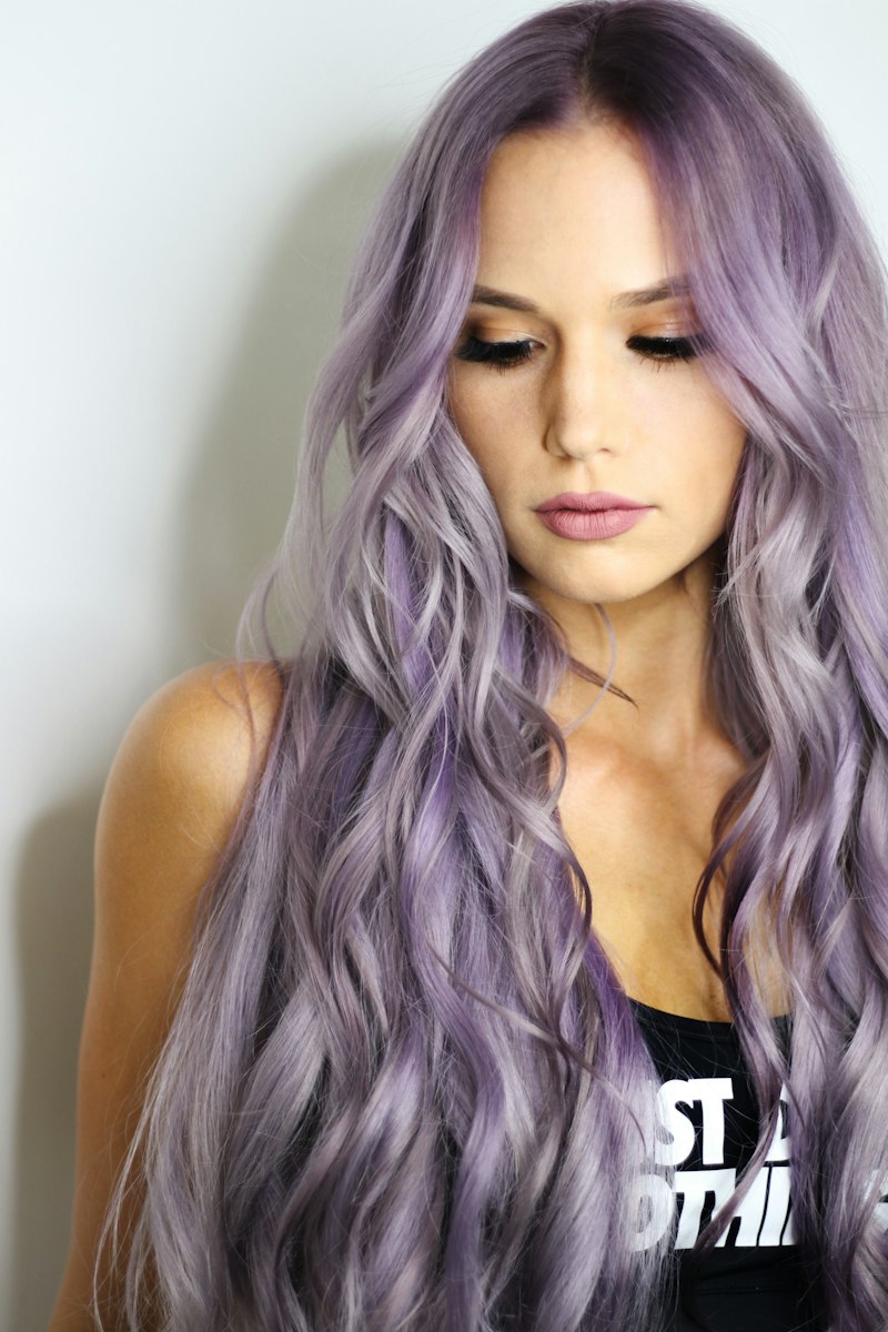 Sun-kissed hair colour with caramel tones